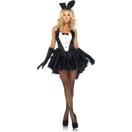 Leg Avenue Women's Tux And Tails Sexy Bunny Costume