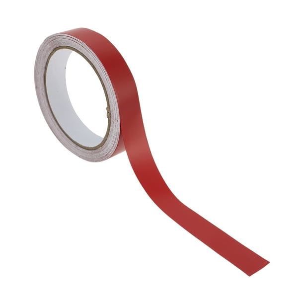 Cinta de rayas Unique Bargains 25mmx10m Calcomanías de rayas para automóviles, motocicletas y carreras de barcos, pegatinas DIY Rojo mate 1 Pc