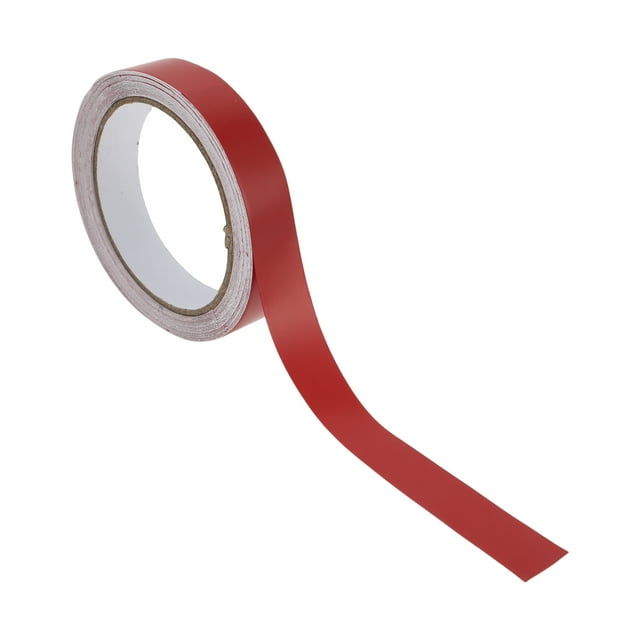 Cinta de rayas Unique Bargains 25mmx10m Calcomanías de rayas para automóviles, motocicletas y carreras de barcos, pegatinas DIY Rojo mate 1 Pc