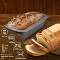 thumbnail image 4 of Hengguang 3PCS Silicone Bread Loaf Pan, 10inch Silicone Loaf Pan, Silicone Bread Loaf Pan, Loaf Pans for Baking Bread, Homemade Cakes, Breads, Meatloaf, 4 of 7