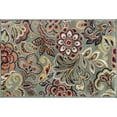 thumbnail image 3 of Deco Transitional 2' x 3' Seafoam and Red Polypropylene Indoor Area Rug, 3 of 8