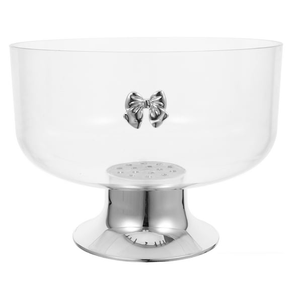 MLINS European Trifle Bowl With Pedestal Footed Dessert Bowl Round Dessert Display Stand For Desserts Fruit And Kitchen Table Home Party Decoration