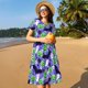 thumbnail image 4 of Balery Cute Halloween Vestidos sueltos de manga corta para mujer, vestidos de verano 2025, vestidos casuales de corte A con vuelo., 4 of 6
