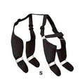 thumbnail image 4 of VONKY Black Dog Boot With Suspenders Ensuring Comfort And Stability Sole Provides black S, 4 of 6