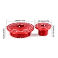 thumbnail image 3 of Sidaley Tapones rojos para motor de motocicleta y tapas de tornillo duraderas, cubierta del cárter del motor, tornillo Accesorios para motos, 3 of 6