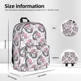 thumbnail image 6 of Goofa Poodle Dog Printed Backpack,Laptop Backpack,Durable Anti-Theft Travel Work Backpack,Water-resistant Backpack, 6 of 9