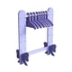 thumbnail image 1 of Soporte para pendientes de acrílico, organizador colgante para estante de joyería violeta claro, 1 of 9