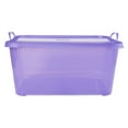 thumbnail image 3 of Life Story 55 Qt Stackable Storage Bin, Light Duty Lidded Container, Purple, 24 Pack, 3 of 9