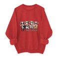 thumbnail image 2 of Ailaofu Chandail de Noël pour Femmes Col Rond Cadeaux de Noël Haut Décontracté Manches Longues, 2 of 6