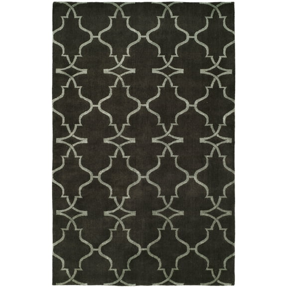 Kalaty Portfolio Area Rug PF-343 Stmgry Crosshatch Faded 2' x 3' Rectangle