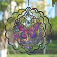 thumbnail image 5 of Outdoor Butterfly Decorations - Birthday Gifts for Women Mom Grandma, Butterflies Hanging Wind Spinner 12 inch 3D Wind Sculptures for Garden Decor for Outside, Patio, Yard, Outdoor, 5 of 5