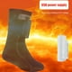 thumbnail image 5 of Calcetines calefactores eléctricos inteligentes de invierno Calcetines térmicos calentados calentadores lavables para pies Barbie Nuevos Originales, 5 of 7