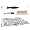 thumbnail image 2 of Leather Craft Kit Leather Tool, 28PCS/Set Leather Working Tool, For Leather Work DIY Craft, 2 of 8