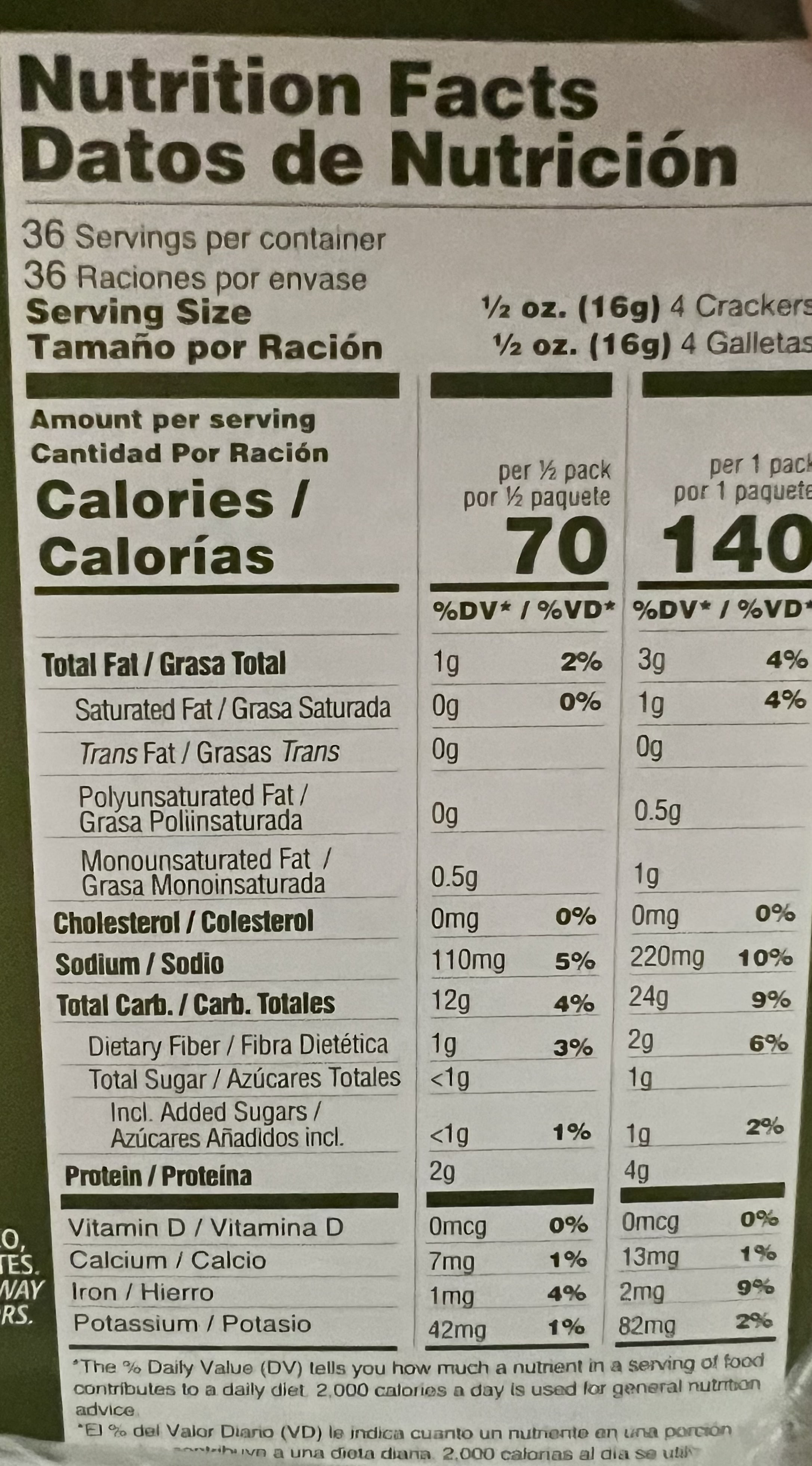 Rovira Export Sodas Multigrain Crackers, Family Size, 20oz Box