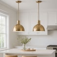 thumbnail image 4 of 3487HB Hinkley Lighting Argo - 14 Inch 6.5W 1 LED Small Pendant-Heritage Brass Finish, 4 of 11