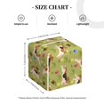 thumbnail image 4 of Kdxio Running Beagle Print Tissue Box Cover,Square Decorative PU Leather Facial Paper Case Organizer Holder Dispenser for Bathroom,Night Stands,Desk,Car 5.2''X5.2''X5.2'', 4 of 8