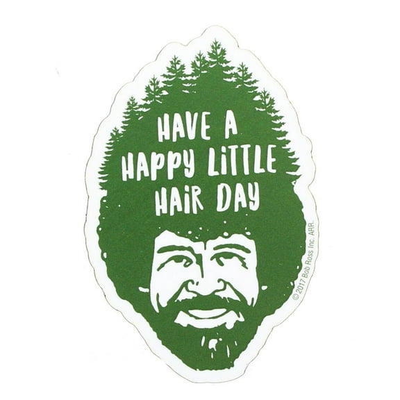 Bob Ross Hair Funky Chunky Magnet