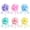 Multicolor, variant on 5PCS Large 6 Inches Pull Bows for Gift Wrapping Party Wedding Ribbon Bows for Wrapping Boxes,Flower Decorations,Day Gift Decorations