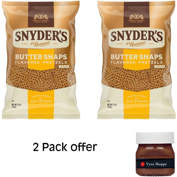 Snyder's of Hanover Butter Snaps Pretzels, 12 oz Bag