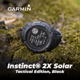 thumbnail image 6 of Garmin Instinct 2X Solar - Tactical Edition, Rugged GPS Smartwatch, Built-In Flashlight, Ballistics Calculator, Solar Charging Capability, Black, 6 of 6
