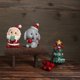 thumbnail image 4 of Adornos de animales pequeños de la familia de resina de Navidad, decoración creativa del hogar, Mini árbol de Navidad, regalo de Navidad de anciano, 4 of 4