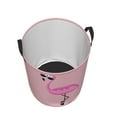 thumbnail image 3 of PHELIKA Funny Flamingos Happy Summer Laundry Hamper Waterproof Foldable Oxford Fabric Organizer Large Storage Bins For Dirty Clothes Round Baby Laundry Basket Toy Organizer Baskets, 3 of 6