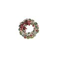 thumbnail image 1 of Guirnalda de diamantes de imitación colorida en forma de guirnalda, broche navideño, Pin dorado, regalo de recuerdo de fiesta de Navidad, 1 of 3