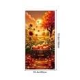 thumbnail image 3 of Fall Thanksgiving Halloween Door Curtain, 70.9 x 35.4 inches Polyester Door Cover for Party Garden Wall Decor Festive Backdrop, 3 of 6