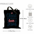 thumbnail image 2 of Christ Is Love Funny Magic Halloween Pumpkin Fall Thanksgiving Canvas Bag 1Pc, 2 of 5