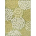 thumbnail image 5 of Beverly Rug Indoor/Outdoor Area Rugs,Modern Floral Patio Porch Garden Carpet, Green, 10'x14', 5 of 9