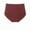 Brown, variant on Womens Brief Underwear High Waist Tummy Control Ice Silk Breathable Comfortable Underwear Panties Blue XL