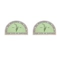 thumbnail image 3 of Youkk Bathroom Rugs Water Absorbent Floor Bath Mat Carpet Windbell Semicircle 40x60cm 2Set, 3 of 6