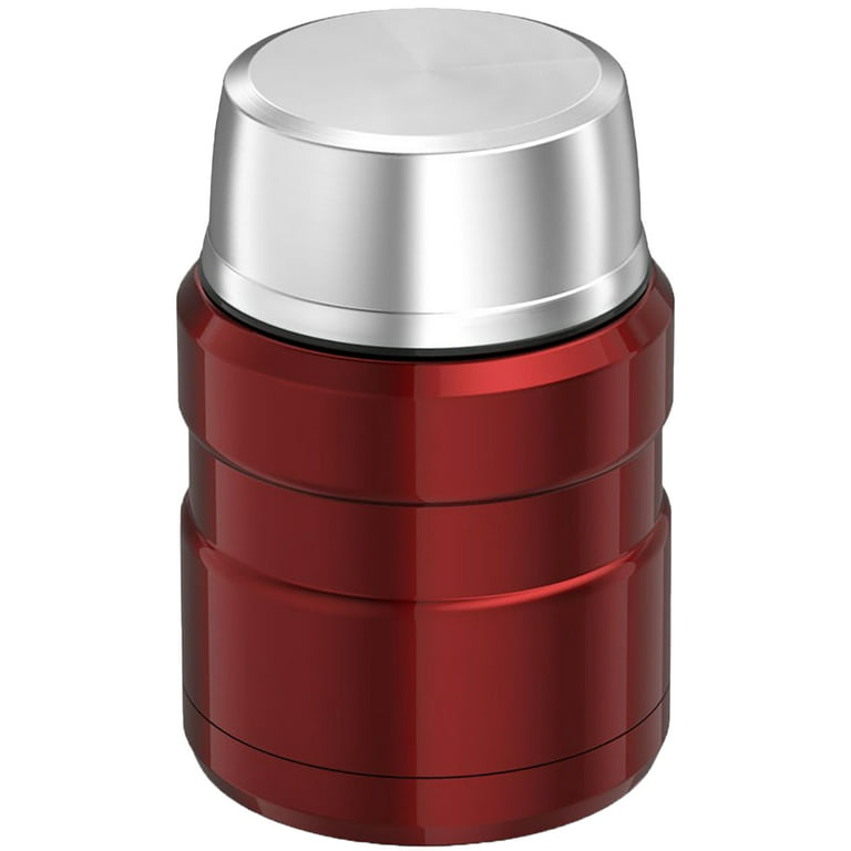 Stainless King Food Jar, Cranberry, 16-oz.