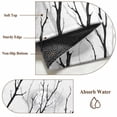 thumbnail image 6 of Round Area Rug 3.3 Ft, Black Branches Washable Non-Slip Circle Carpet for Living Room/Bedroom, Modern Abstract Art Forest Silhouettes Low-Profile Small Kitchen Mats Collection Rugs for Indoor, 6 of 7