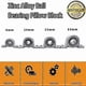 thumbnail image 4 of 8-Piece Zinc Alloy Ball Bearing Blocks with Auto Bore Flange (12mm), 4 of 4