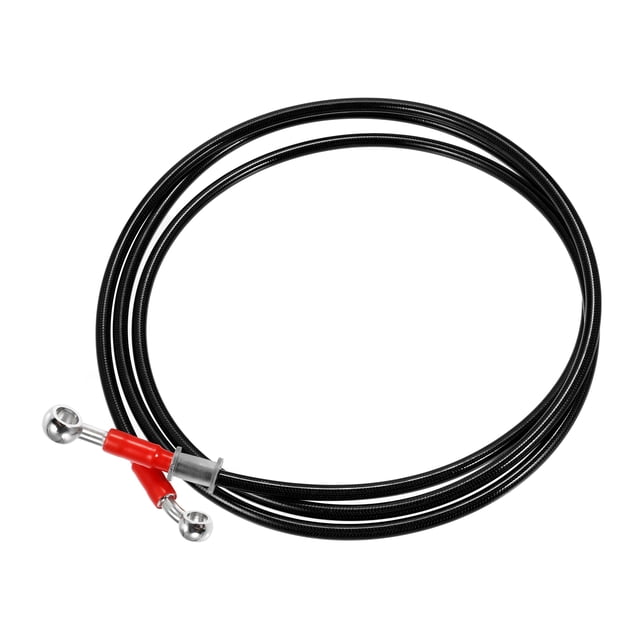 Tubo de manguera de aceite para Motocicleta Unique Bargains 230 cm 10 mm ID Negro
