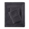 thumbnail image 3 of Comfort Classics All Season Cotton Blend Jersey Knit 4 Piece Dark Grey Sheet Set, King, 3 of 8