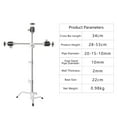 thumbnail image 3 of Andoer C-Stand 20.8in Desk Tripod Phone Tripod Stand Aluminum Alloy 10kg/22lbs Load Capacity 2 Sections with Detachable Crossbar Desktop Tripod for Live Stream/Video Recording, 3 of 7