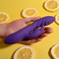 thumbnail image 6 of Evolved Wavy Rabbit Rabbit Vibrator, Purple, 6 of 7