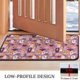 thumbnail image 3 of Halloween Cute Icons on Pink Pattern Door Rugs,Washable Non Slip Door Mats Indoor,Decorative Door Mats,Entry Mat Indoor for Entrance,Bedroom,Kitchen,Bathroom,30"x17", 3 of 6