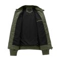 thumbnail image 4 of MYAOYI Mens Everyday Full Zip Jacket Mock Neck Ribbed Trim Outdoor Top, 4 of 6