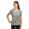 thumbnail image 2 of Sport-Tek Ladies Mineral Freeze Scoop Neck Tee-S (Dark Smoke Grey), 2 of 2