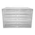 thumbnail image 4 of EASTIN Acrylic Jewelry Box 5 Drawers Transparent Dustproof Detachable Earring Storage Box Organizer for Necklaces Lipstick Box Dustproof Earring Storage Box Organizer with 5 Detachable Dr, 4 of 8