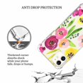 thumbnail image 3 of Summer Flower Case for iPhone 12,Aesthetic Colourful Floral Pattern Soft TPU Bumper Case Cover, 3 of 5