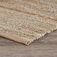 thumbnail image 6 of Ox Bay Interwoven Classic Organic Jute Area Rug, Spa Blue, 2' x 3', 6 of 7