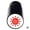 Red Sun, variant on Personalized Quick-Drying Waterproof ABS Stamp for Item Identification, Book Labeling & Toy Differentiation, 2.09 x 0.75 Inch