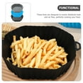 thumbnail image 5 of WEAVILUX Nonstick Silicone Air Fryer Pad Heat Resistant Easy Clean Assorted Color 3Pcs, 5 of 8