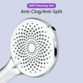 thumbnail image 5 of Lockways High Pressure 4-mode Handheld Shower Head - Anti-clog Nozzles, Built-in Power Wash to Clean Tub, Tile & Pets, 5 of 8