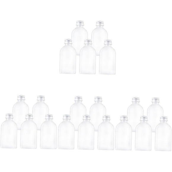 FYBTOF 20 pcs Drink Bottle Squeeze Lotion Bottles 8 oz Water Bottles refillable Travel Bottle refillable Shampoo Bottles Glass Bottle The pet Cosmetic Bottle Clamshell Multipurpose-4035