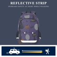 thumbnail image 5 of FORMRS Unisex School Backpack 17" Student Travel Bag with Laptop Compartment, Halloween Black Cat, 5 of 7